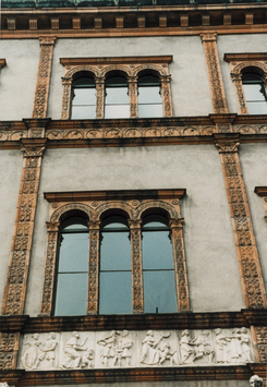 Vorschaubild Wismar, Fürstenhof, Fassade (Foto 1987)